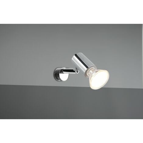 Applique Giada Faretto Orientabile Da Specchio Bagno Cromo IP44 Trio  Lighting