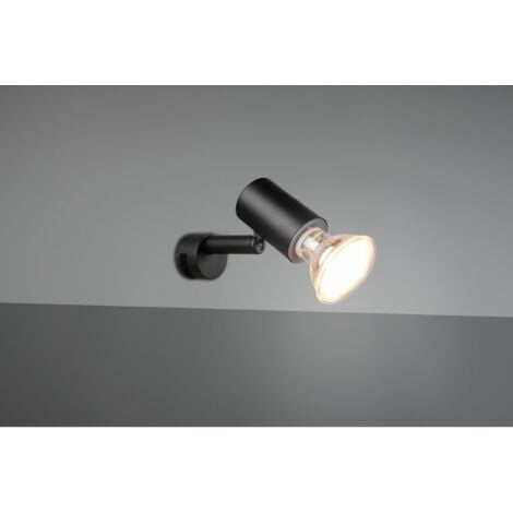 Faretto Da Bagno Spot Orientabile Nero Lorenzo Trio Lighting