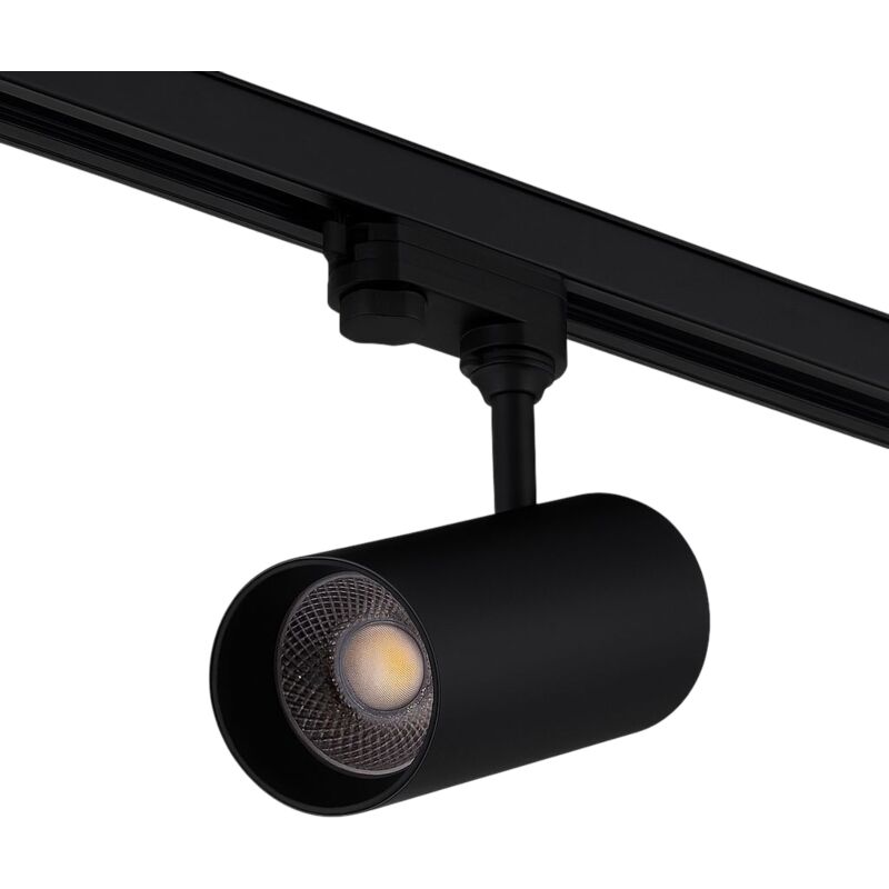 Faretto da binario COB monofase da 30 W dimmerabile senza sfarfallio, bianco CCT (colore della luce regolabile) 3000-6000ºK [191