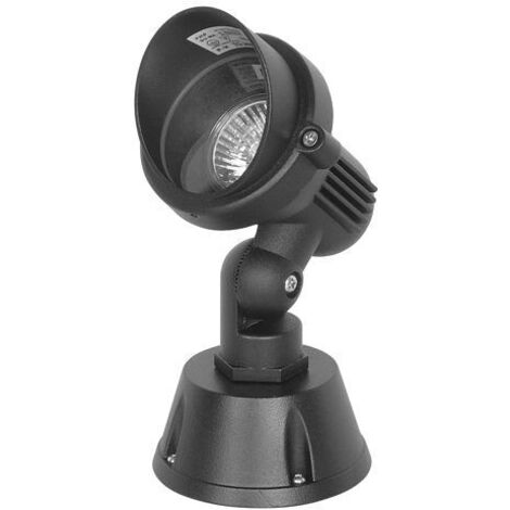 Faretto da giardino avvitabile GU10 nero IP54 SU-MA