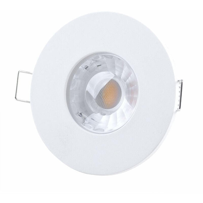 Image of Faretto da incasso a led plafoniera lampada da bagno faretto da incasso a soffitto led, bianco rotondo, IP44, led 4,5 w 320 lm bianco caldo, d 8 cm