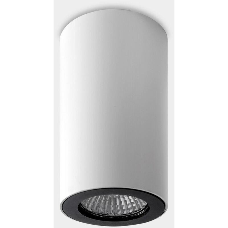 Faretto da incasso a parete singolo leds C4 tubo oro GU10