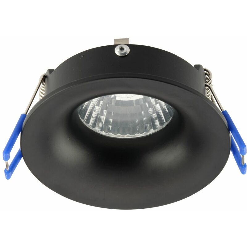 Faretto da incasso a soffitto rotondo ø 84 mm Nero...