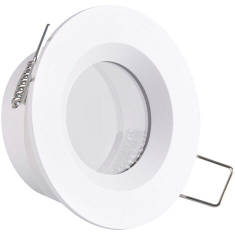 Faretto da incasso bianco opaco IP44 MR16 12V Polux