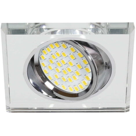 Faretto da incasso Candellux SSU-13 quadrato cromo MR16