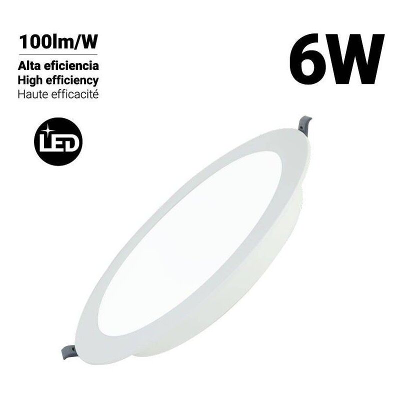 Image of Downlight LED da incasso 6W Taglio Ø95mm - Bianco Neutro - Bianco neutro
