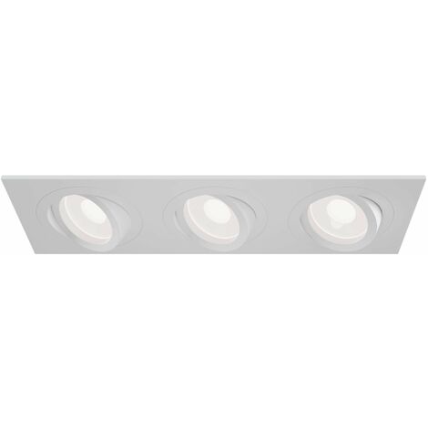 Faretto da incasso Downlight in Alluminio Atom Bianco