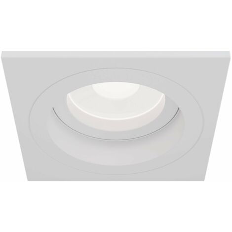 Faretto da incasso Downlight in Alluminio Atom Bianco