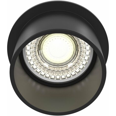 Faretto da incasso Downlight in Alluminio Reif Nero