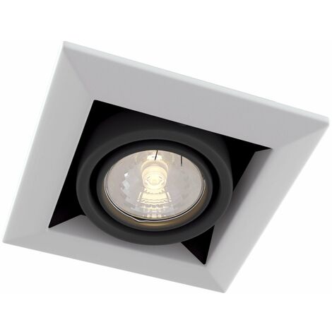 Faretto da incasso Downlight in Metallo Metallo Modern Bianco
