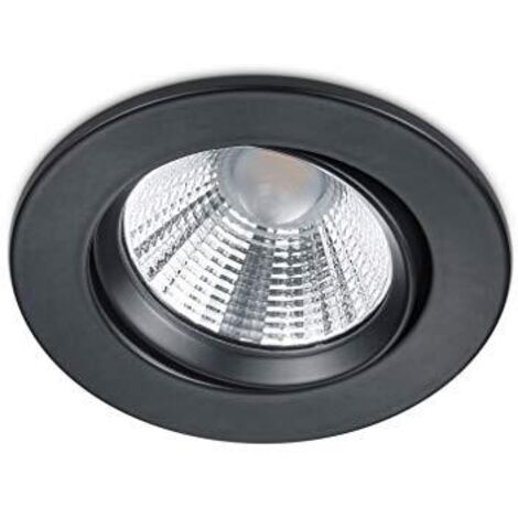 Faretto da Incasso Led Rotondo Orientabile Nero Dimmerabile Pamir GD Trio