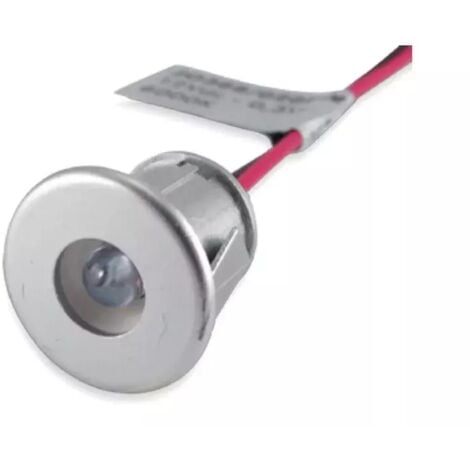 FARETTO DA INCASSO MINI SPOT SILVER LUCE BLU