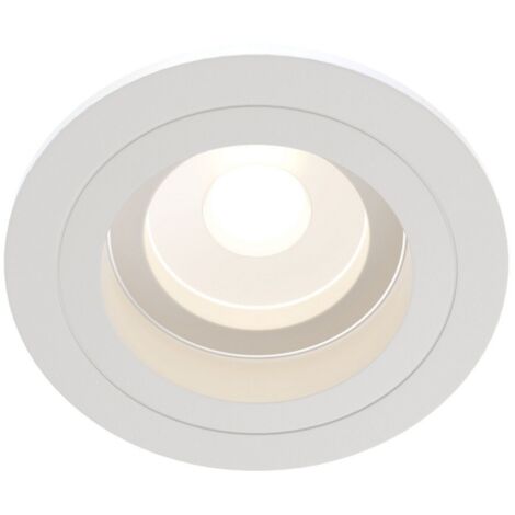Faretto Da Incasso Moderno Atom Alto Alluminio Bianco 1 Luce