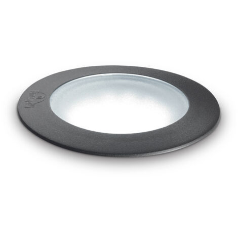 Faretto Da Incasso Moderno Gravity Round Materie Plastiche Nero 1 Luce Gx53 Big
