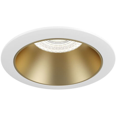 Faretto Da Incasso Moderno Share Alluminio Oro 1 Luce Diffusore Oro