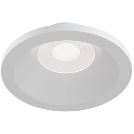 Faretto Da Incasso Moderno Zoom Alluminio Bianco 1 Luce