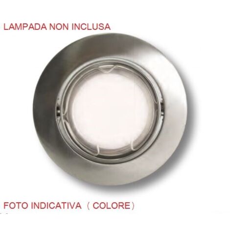 Faretto da incasso orientabile inox