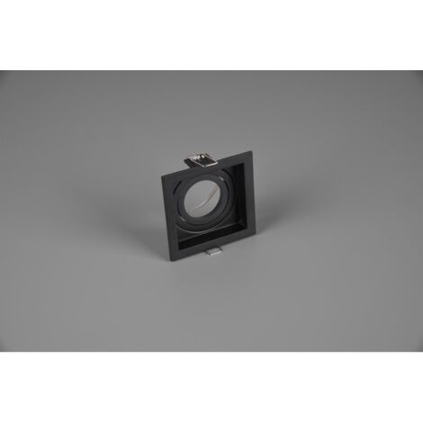 Faretto da Incasso Quadrato Orientabile 5W Nero 9 cm Kenai GD Trio