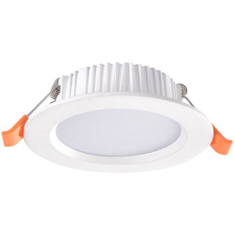 Faretto da incasso rotondo extrapiatto a pannello LED, luce bianca calda (6,35 cm)