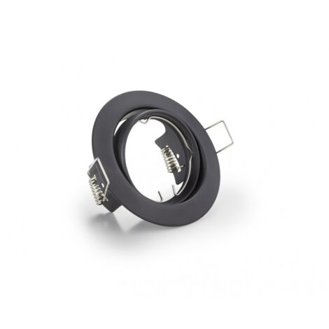 Faretto da Incasso Rotondo Jura 1xGU10 Nero Ø8 cm Trio Lighting