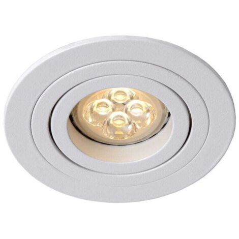 Faretto da incasso soffitto Lucide Tube GU10 bianco