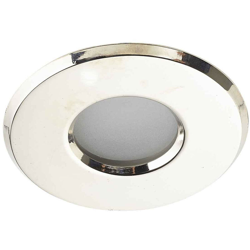 Image of Leclubled - Supporti Spots Recessed Bagni GU5.3 MR16 DC12V Alluminio Round spazzolato IP44 - foratura 73mm