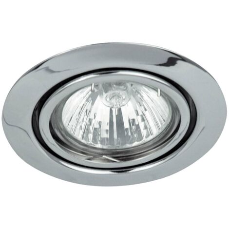 Faretto da incasso tondo orientabile 12V MR16 cromo Rabalux 1092