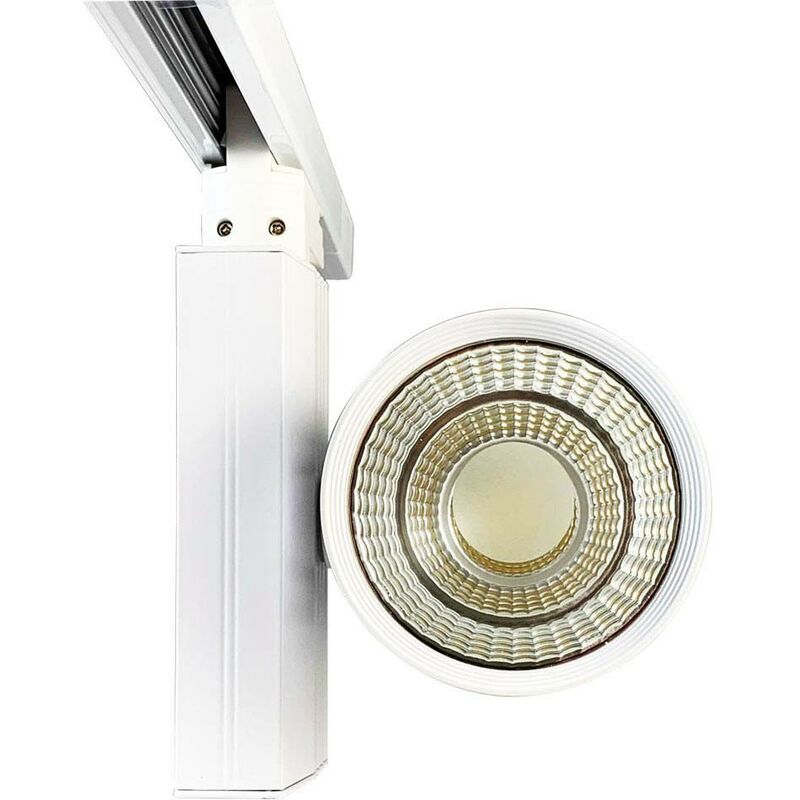 Image of Europalamp - Faretto da interno 35W 4500K Luce neutra. led Faretto a binario led. Luce a binario