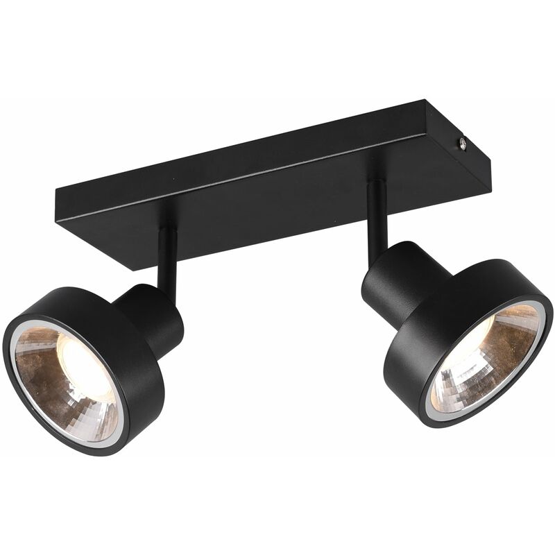 Faretto da Interno a led in Metallo Nero Opaco