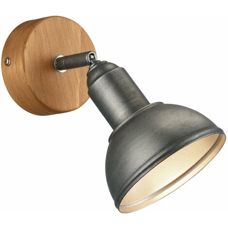 Faretto da Interno  E14 in Metallo Nickel Anticato