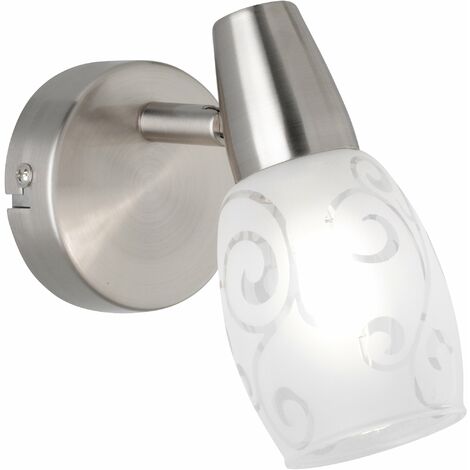 Faretto da Interno  E14 in Metallo Nickel Opaco