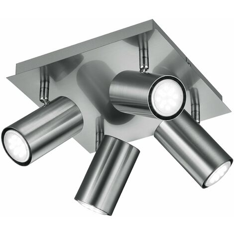 Faretto da Interno  GU10 in Metallo Nickel Opaco
