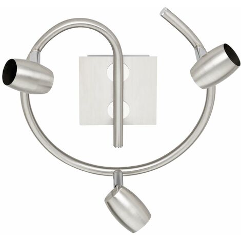 Faretto da Interno  GU10 in Metallo Nickel Opaco