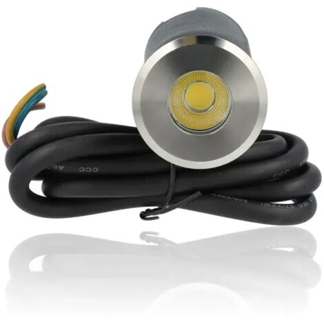 Faretto da interrare diam.42mm, 3W, 220Vac, Luce Naturale