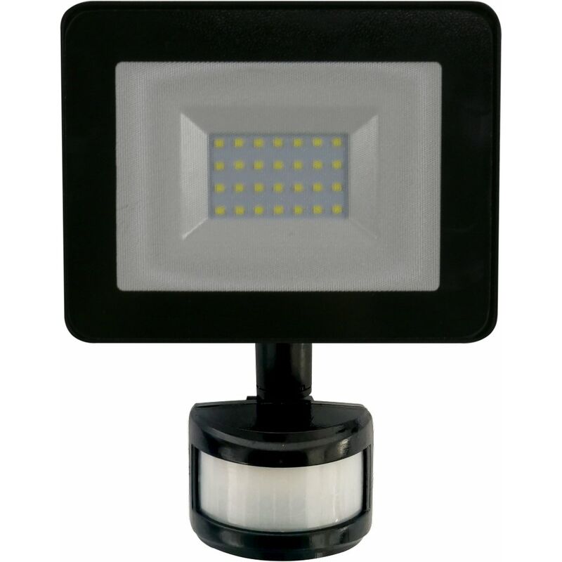 Image of Faretto da parete kreon 30W 2400lm - Rilevatore di movimento - Nero Arlux Lighting