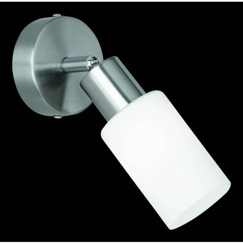 Spot mural mars e14 acier/verre