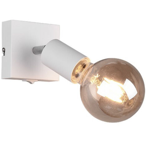 Faretto da parete VANNES bianco/cromo E27 dimmer 10W