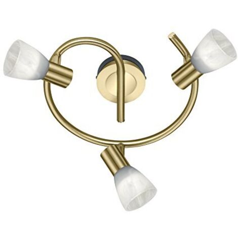 Faretto da soffitto Levisto oro 3 luci Trio E14 871090308