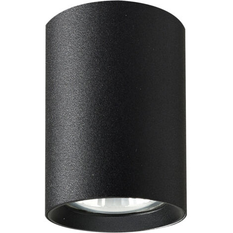 Faretto da soffitto moderno rotondo nero 9 cm per cucina o corridoio 1xGU10 10W ARTEMIS Alfa