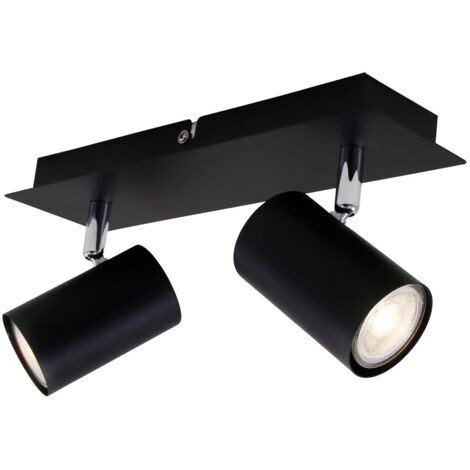 Faretto da soffitto orientabile lampada da soffitto a 2 luci GU10 max. 40 Watt Briloner
