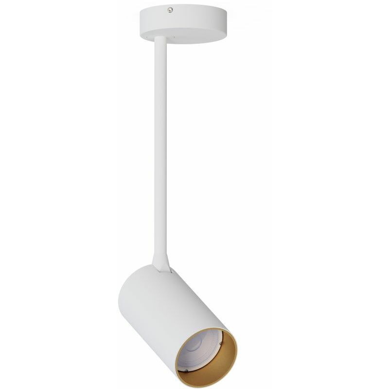 Faretto da soffitto Oro bianco orientabile GU10