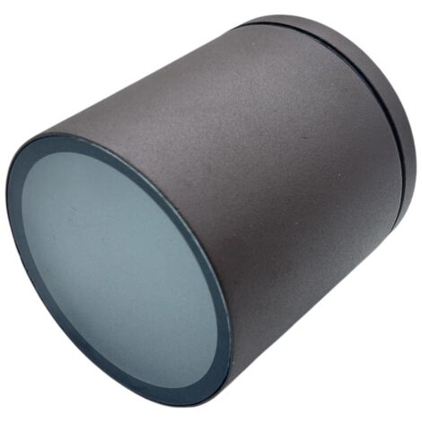FARETTO DA SOFFITTO PLAFONIERA PER ESTERNO CILINDRICO IN ALLUMINIO ROSSO RUGGINE CON ATTACCO GU10 - ELEGANZA ED EFFICIENZA ENERGETICA