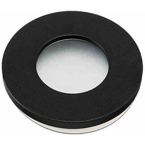Faretto da soffitto rotondo nero IP44