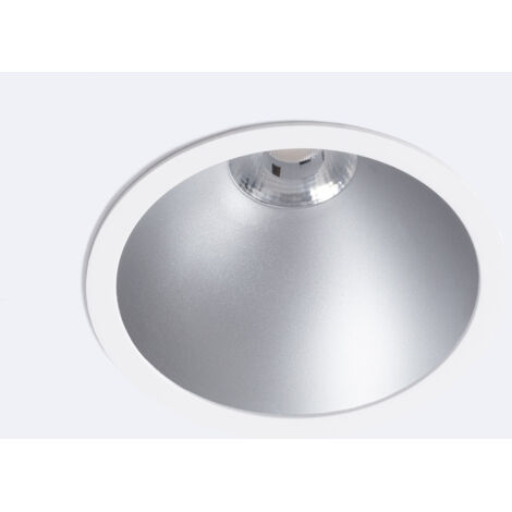 Faretto Downlight LED 9-12W Conico Areni Foro Ø 85 mm 4000K Grigio Bianco Naturale 9 W