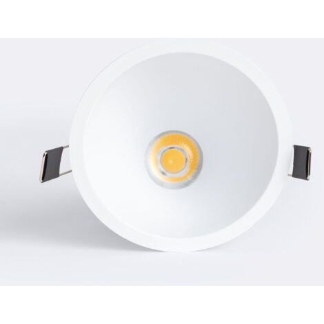 Faretto Downlight LED 9-12W Conico Inclinazione 20º Areni Foro Ø 100 mm 2700K Bianco Bianco Caldo 12 W