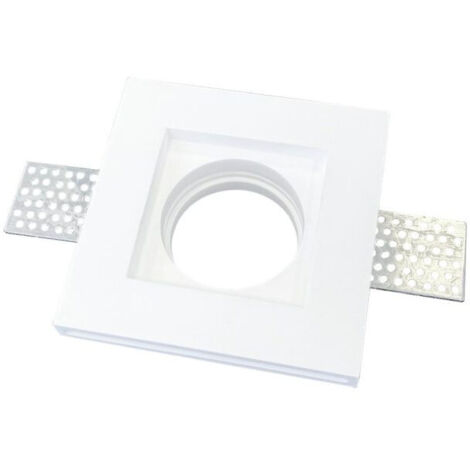 Faretto In Gesso A Scomparsa Quadrato Basso ( TECNOSWITCH cod. GE101BA )