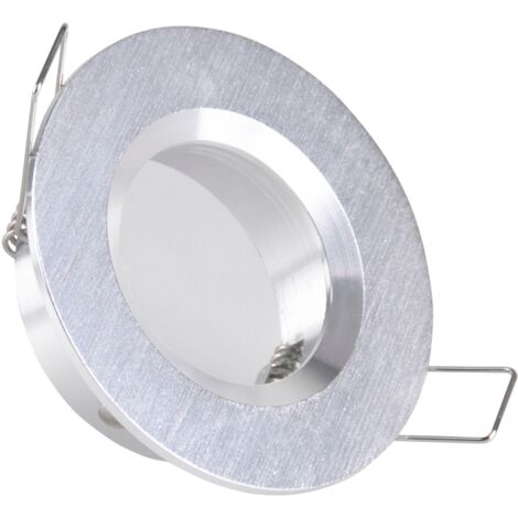 Faretto incasso argento spazzolato IP44 MR16 BORAS Polux