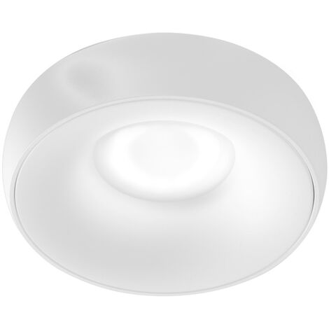 Faretto LED 8W moderno incasso quadrato gesso soffitto lampada GU10 12x12cm  LUCE 4000K