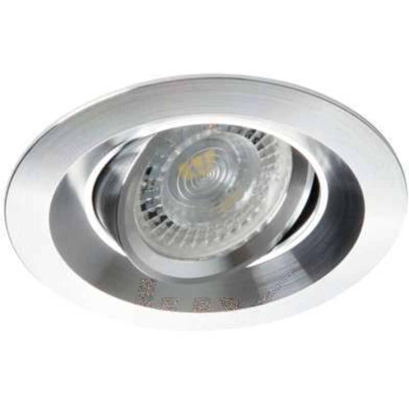 Foro di supporto spot integrato 75mm rotondo Alluminio