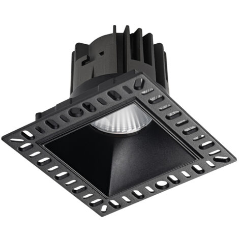 Faretto Incasso Contemporaneo Game Alluminio Nero Led 11W 3000K Ip40
